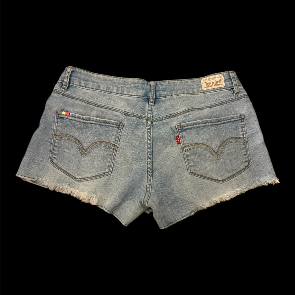 Levi's Women's Faded Blue Jean Shorts